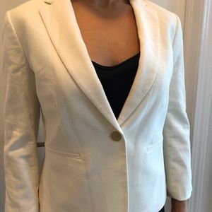NWT Ann Taylor cream blazer size 6P